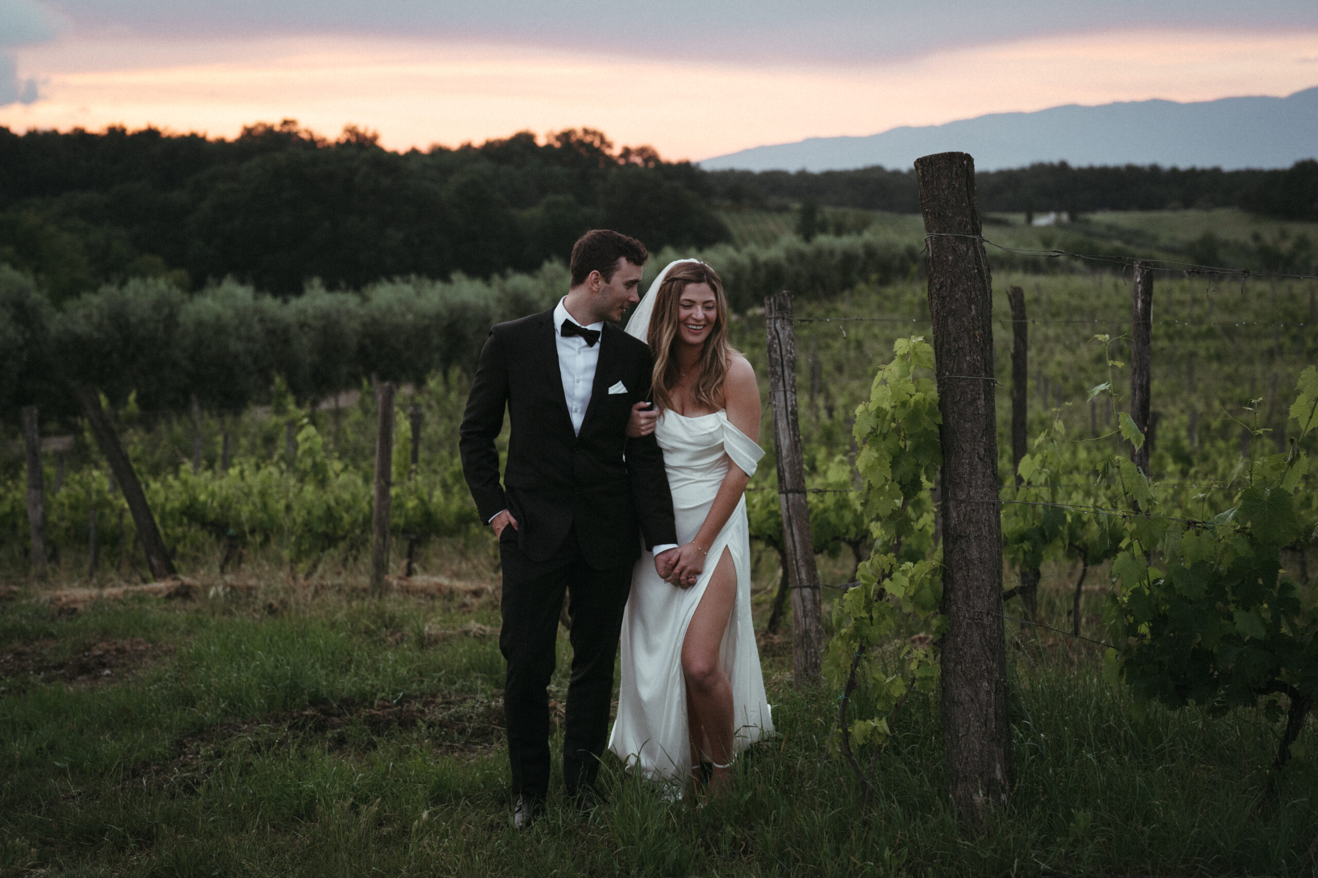 Intimate Tuscany Italy Wedding